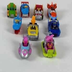 Paw Patrol True Metal 9pc Diecast Lot Chase Zuma Marshall Skye Cars